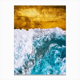 The Golden Sands Beach Canvas Print