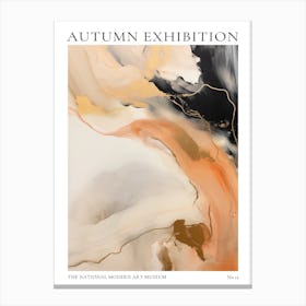 Autumn Exhibition Modern Abstract Poster 12 Canvas Print