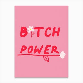 Bitch Power Canvas Print