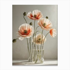 Paper Poppies Canvas Print