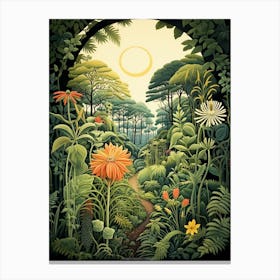 Shanghai Botanical Garden China Henri Rousseau Style 3 Canvas Print