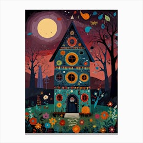 House In The Woods Canvas Print