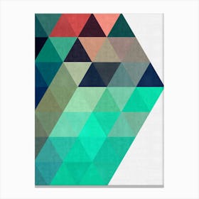 Triangle geometry 5 Canvas Print