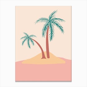 Sunday Palms Canvas Print