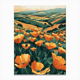 Poppies 54 Canvas Print