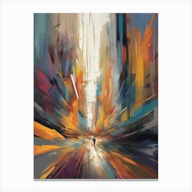 Abstract Cityscape Canvas Print