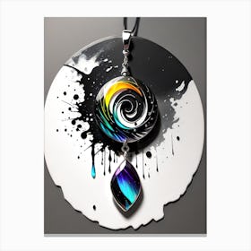 Swirl Pendant Canvas Print