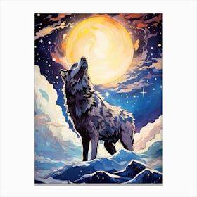 Howling Wolf 2 Canvas Print