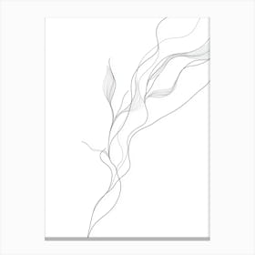 Abstract Line Drawing 5 Canvas Print