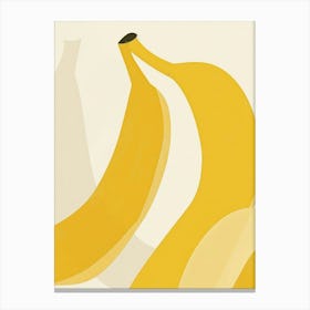 Bananas Close Up Illustration 3 Canvas Print