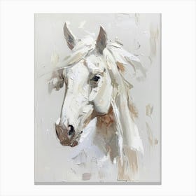 White Horse Canvas Print