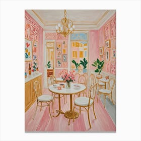 Pink Cafe no2 Canvas Print