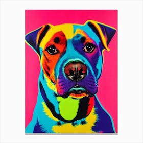 Biewer Terrier Andy Warhol Style dog Canvas Print