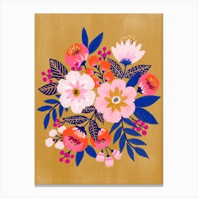 Fleur - Gold Canvas Print