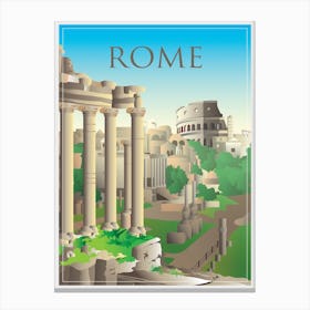 Rome Italy Art Print Canvas Print