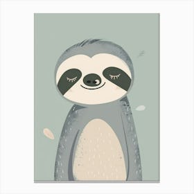 Cute Sloth 5 Canvas Print