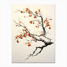 Pomegranate Tree 3 Canvas Print