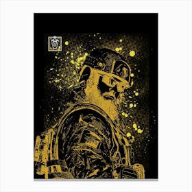 Blackbeard Character Soul Art Canvas Print