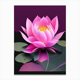 Pink Lotus Fauvism Matisse 2 Canvas Print