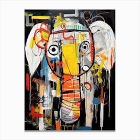 Graffiti Giants: Elephant Chronicles Canvas Print
