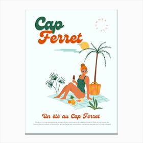 Un été au Cap Ferret Canvas Print