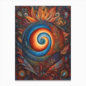 Spiral Painting 1 Canvas Print