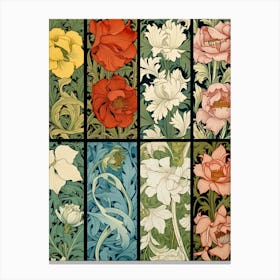 William Morris Flowers 3 Canvas Print