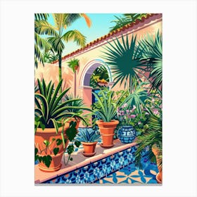 California Garden 2 Canvas Print