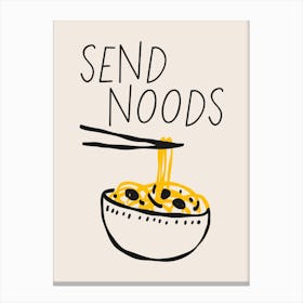 Send Noods Canvas Print