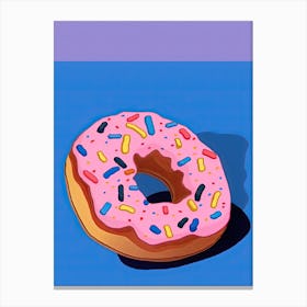 Classic Donuts Illustration 3 Canvas Print