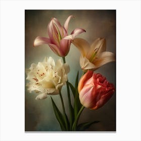 Vintage Flowers 2 Canvas Print