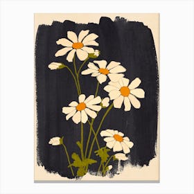 Daisy Flowers 3 Canvas Print