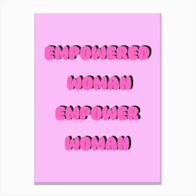 Empowered Woman Canvas Print