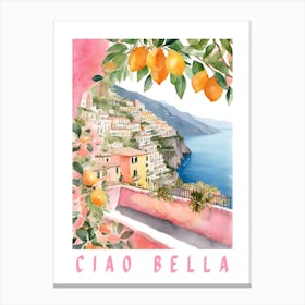 Ciao bella Italy Print Canvas Print