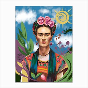 Frida Kahlo 3 Canvas Print