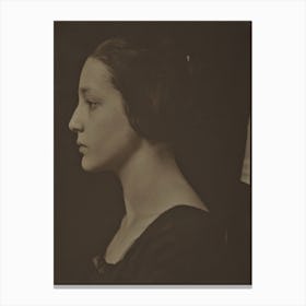 Portrait Of Eva Herrmann, Alfred Stieglitz Canvas Print