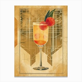 Art Deco Bellini Canvas Print