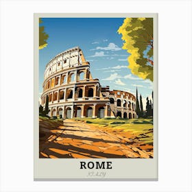 Rome Colossion Italy Canvas Print