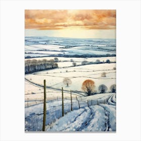 The South Downs England 3 Copy Canvas Print