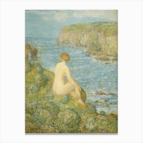 Nymph And Sea, Frederick Childe Hassam Canvas Print