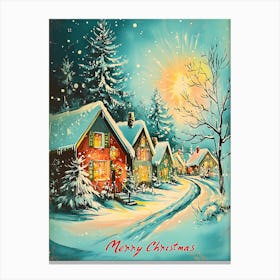 Merry Christmas 9 Canvas Print