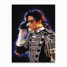 Spirit Of Michael Jackson The King Of Pop Canvas Print