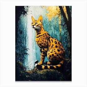 Savannah Cat Stampe su tela