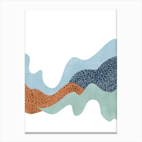 Waves And Sand No.1 Canvas Print
