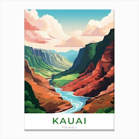 Hawaii Kauai Travel Canvas Print