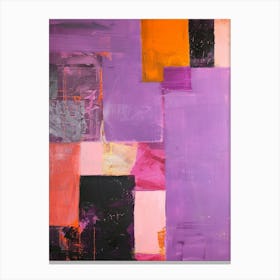 Purple Squares Canvas Print