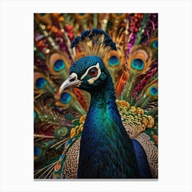 Peacock 16 Canvas Print