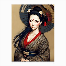 Geisha 42 Canvas Print
