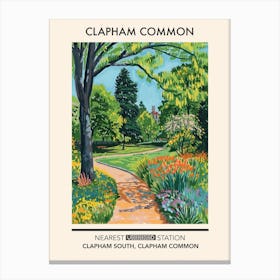 Clapham Common London Parks Garden 2 Canvas Print