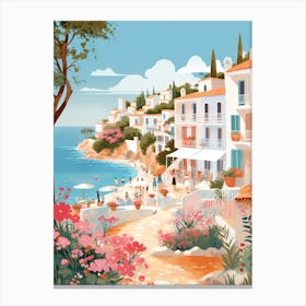 Ibiza Spain 9 Illustration Canvas Print